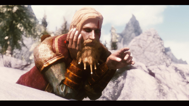 Illustration for article titled The Sexiest, If Not Silliest, Skyrim Beard Porn